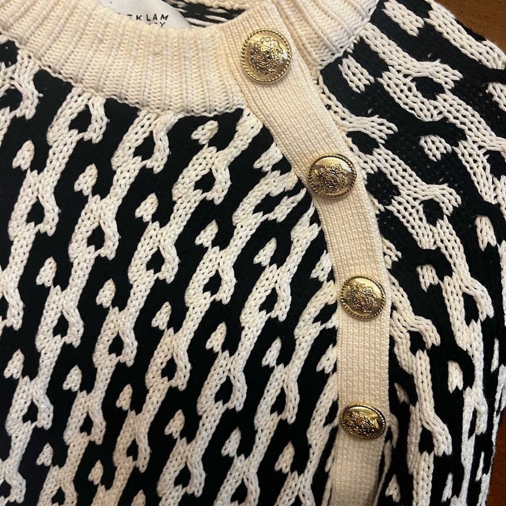 DEREK LAM 10 CROSBY SAWYER SWEATER EUC SIZE XS - Picture 3 of 11